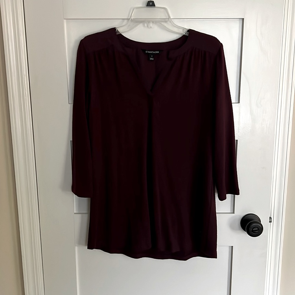 Maroon Blouse